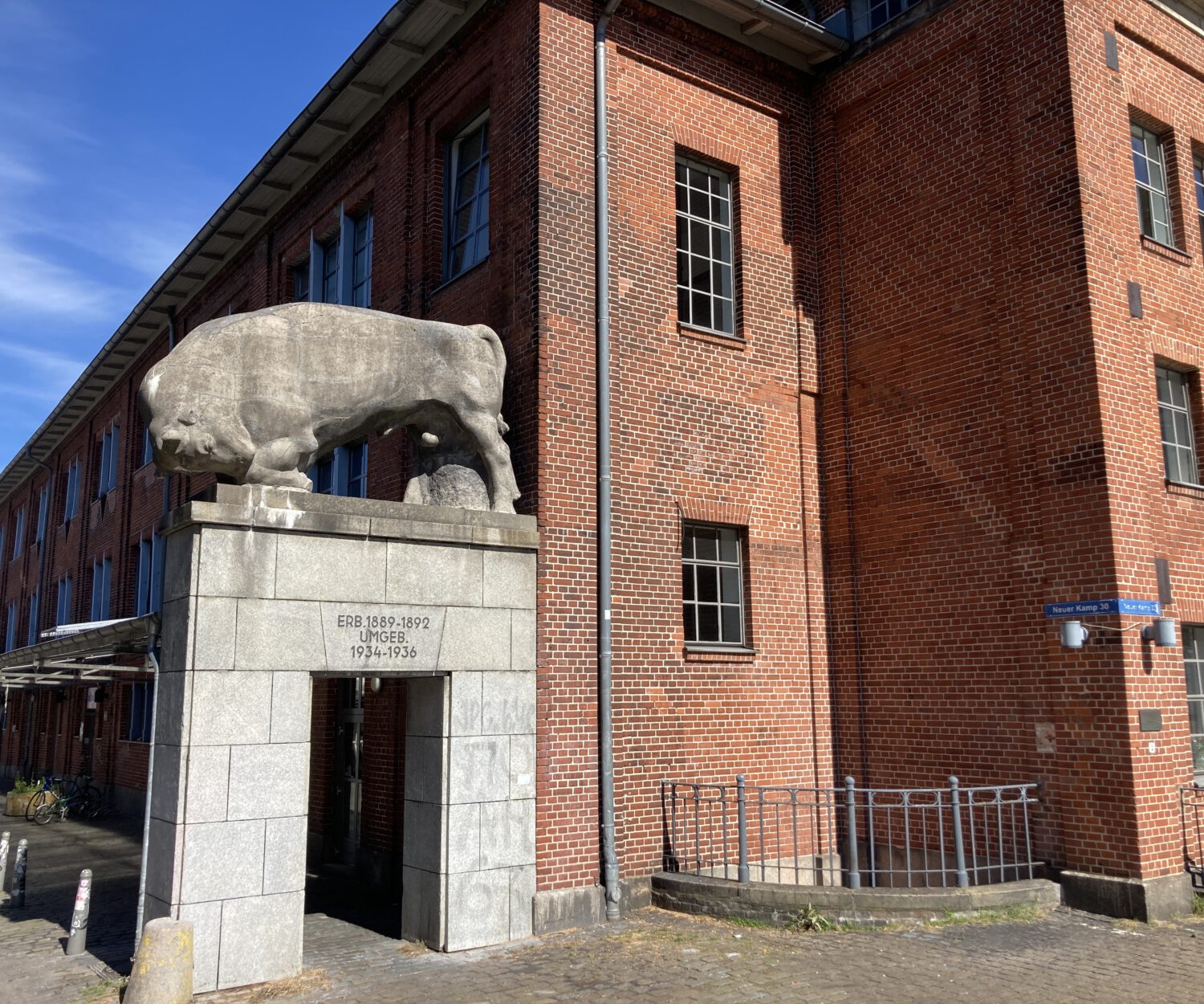 Blick auf den Neuen Kamp 30