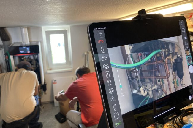 Anwendungsbericht zum Video Remote support im Handwerk