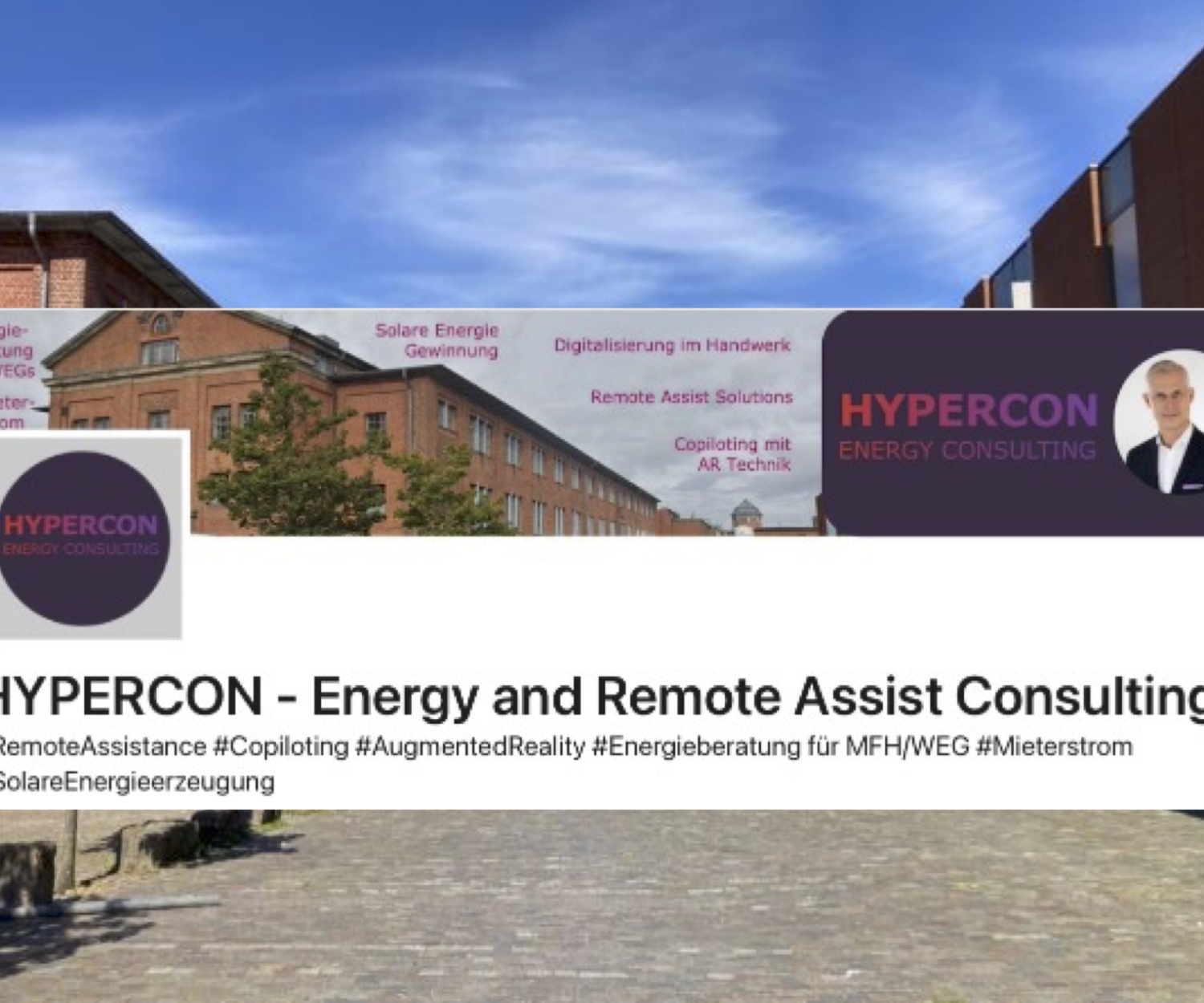 Ein Screenshot der HYPERCON Linked in Präsenz.